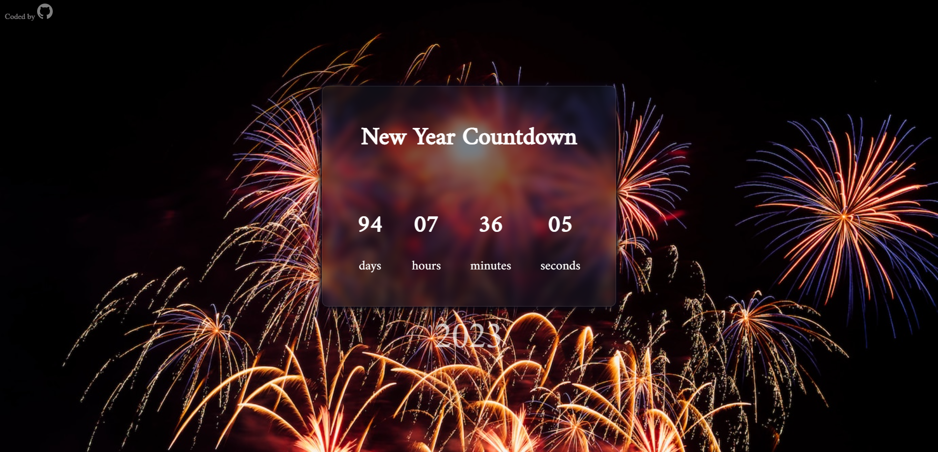 Imagem do projeto New Year Countdown